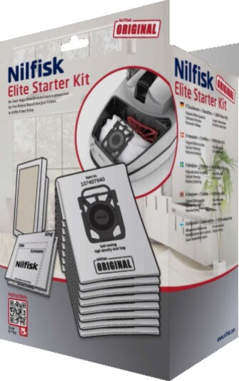 Nilfisk Elite støvsugerposer og filtre 107407952 Nilfisk Elite støvsugerposer og filtre 107407952