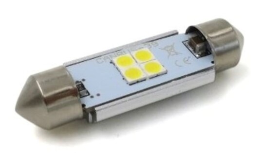 Alternativvare LED pære 12v   15W
39 mm   stykkvis GSD 39MM 3030 4W