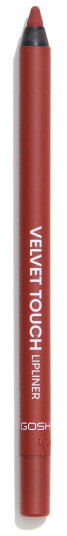 Gosh Velvet Touch Lip Liner Waterproof 016 The Red Gosh Velvet Touch Lip Liner Waterproof 016 The Red