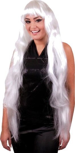 Espa Superlang Hvit Parykk One size 57348