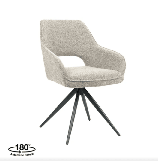Trend Collection Finley Spisestol – Champagne Bouclé Trend Collection Finley Spisestol – Champagne Bouclé