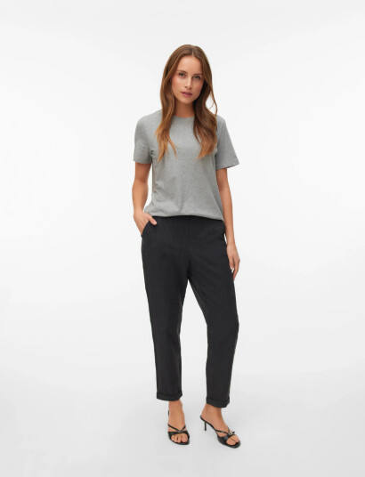 Vero Moda Vmmaya Bestie Mw Loose Pant Noos - Grey - XS x 30