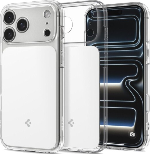 Spigen Ultra Hybrid T MagSafe Deksel til iPhone 18 Pro Max / 17 Pro Max - Glossy Hvit