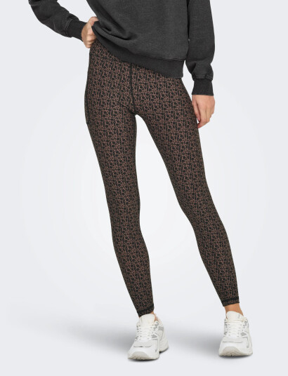 Only Play Onpfont-2 Logo Hw Pck Tights Noos - Brown - XS