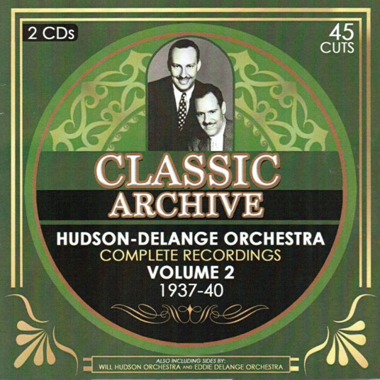 HudsonDelange Orchestra Complete Recordings Vol 2 193740 CD
