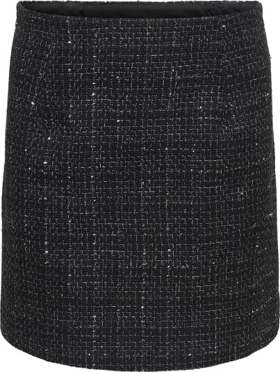 ONLY Carmakoma Caramaya Mini Glitter Boucle Skirt Pnt Black 42 ONLY Carmakoma Caramaya Mini Glitter Boucle Skirt Pnt Black 42