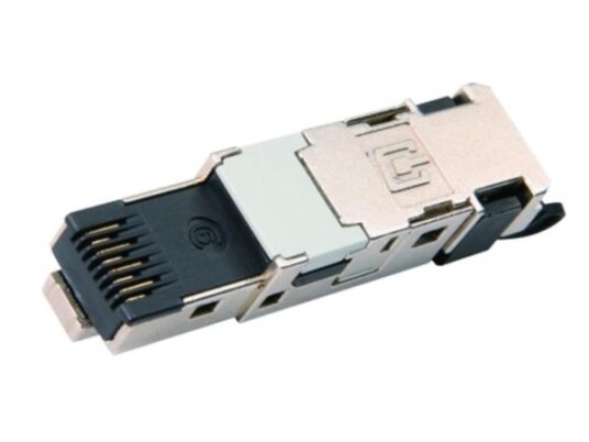 Telegärtner J80026a0046 Rj45 Svart Rustfritt Stål