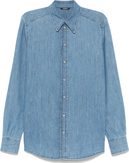 Dolce & Gabbana Herre Skjorter Blå 3XL,