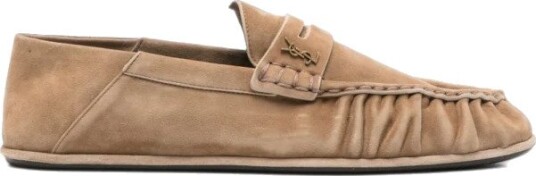 Saint Laurent Herre Sko Beige 43 EU,