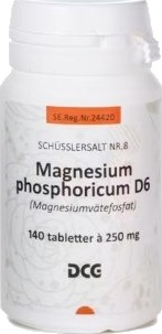 Cellesalt, Schüssler nr.8 (Magnesium Phosph) D6 140 Tabletter