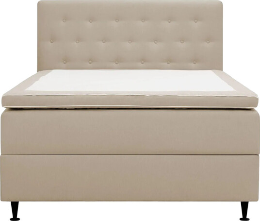 Hilton Plus Komplett sengepakke med oppbevaring 140x200 cm - Beige