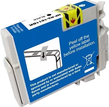 TB Blekkpatron 18XL Sort Høykapasitet (14.6ml), erstatter Epson C13T18114010