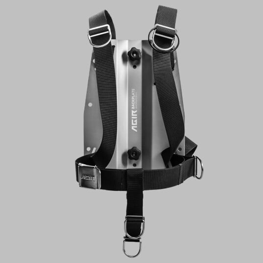 AGIR Backplate With Harness, Aluminium AGIR Backplate With Harness, Aluminium