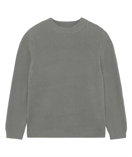 Garment Project Boxy Cotton Knit   Dusty Green   Grey   M