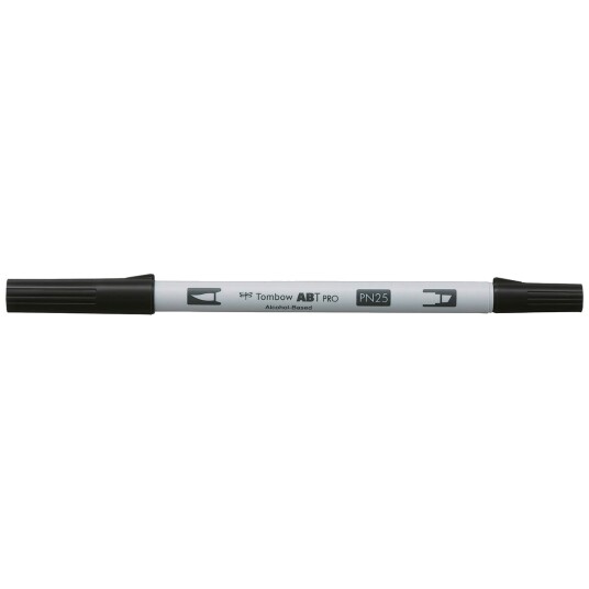 Tombow ABT Pro Marker Dobbelspiss PN25 Lamp Black