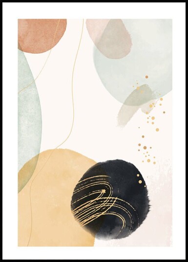 Abstract Shapes and Colors Plakat Plakat / 30x40cm
