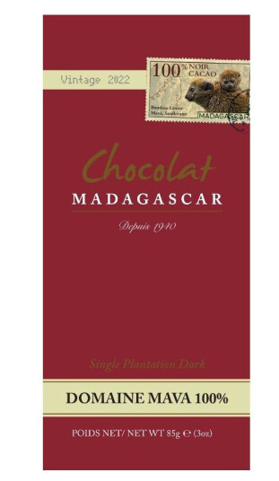 Chocolat Madagascar Domaine Mava 100% Chocolat Madagascar Domaine Mava 100%