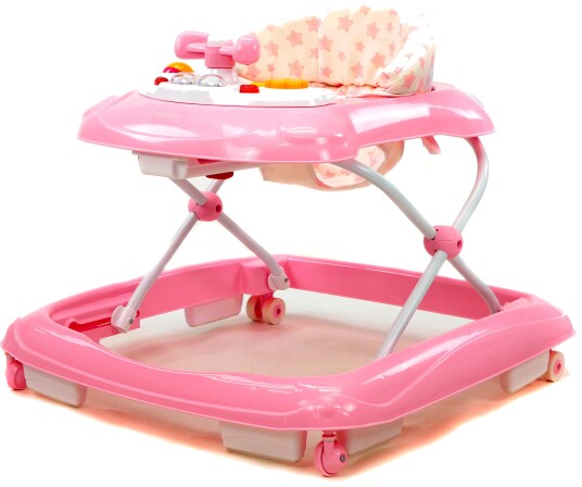 Asalvo Gåstol Baby Diver 6+ Måneder Rosa Stjerner