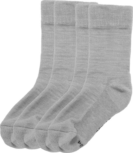 Devold Daily Medium Kid Ullsokker Merino 2 Pk GreyMelange 28 30