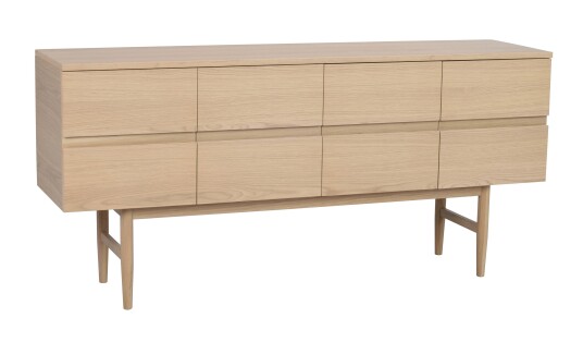 Rowico Home Moresby sidebord Hvitpigmentert eik 160 x 40 cm Hvit