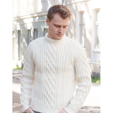 Ice Island by DROPS Design Genser Strikkeoppskrift str S XXXL