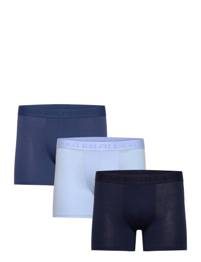 Polo Ralph Lauren Stretch Cotton Boxer Brief 3 Pack Blue XL Polo Ralph Lauren Stretch Cotton Boxer Brief 3 Pack Blue XL