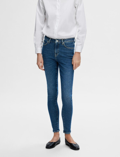 Selected Slfsophia Mw Skinny Dark Blu Jean U Noos - Blue - 27 x 32 Selected Slfsophia Mw Skinny Dark Blu Jean U Noos - Blue - 27 x 32