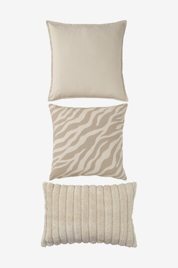 Ellos Home Putetrekk Pixie 3 forskjellige Beige Ellos Home Putetrekk Pixie 3 forskjellige Beige