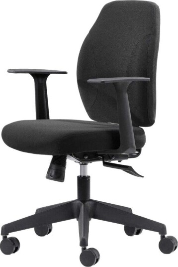Kanadisk Ergo Eco 1 Kontorstol, Svart - Ekskl. Armlener Kanadisk Ergo Eco 1 Kontorstol, Svart - Ekskl. Armlener