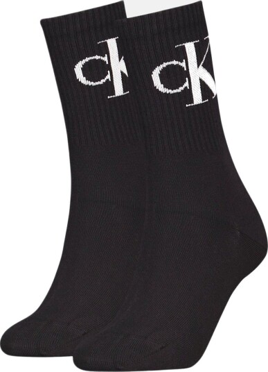 Calvin Klein CKJ WOMEN  SOCK 2P MONOGRAM