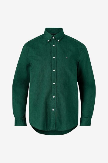 Tommy Hilfiger Skjorte Solid Heritage Oxford RF Shirt Grønn