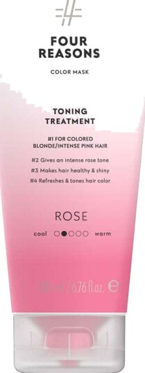 Four Reasons Color Mask Toning Treatment Rose 200 ml