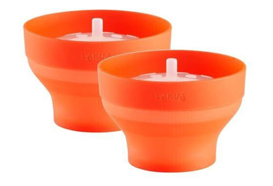 Lékué - Popcorn maker mini rød 2 stk Lékué - Popcorn maker mini rød 2 stk