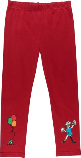 Pippi Langstrømpe Ballonger Leggings Red 122 Pippi Langstrømpe Ballonger Leggings Red 122