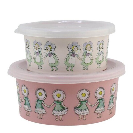 Rätt Start Elsa Beskow Snackboks 2 Stk Blomsterfesten
