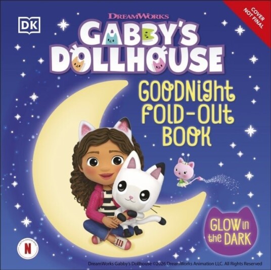 Gabby's Dollhouse Goodnight Fold out Book Gabby's Dollhouse Goodnight Fold out Book