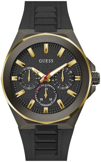 Guess Herreklokke GW0799G1 Dashboard Grå/Gummi Ø46 mm