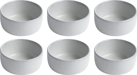 Aida Raw Arctic White Bowl 6 Stk D13,5 X H6 Cm White ONE SIZE Aida Raw Arctic White Bowl 6 Stk D13,5 X H6 Cm White ONE SIZE