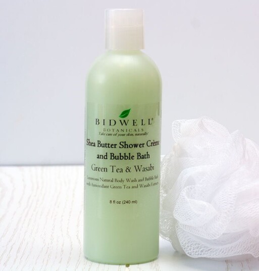 Bidwell Botanicals Shower Cream & Bubble Bath Green Tea & Wasabi 240 ml