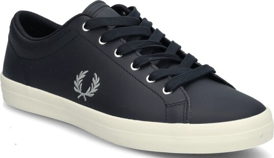 Fred Perry Baseline Leather NAVY 42
