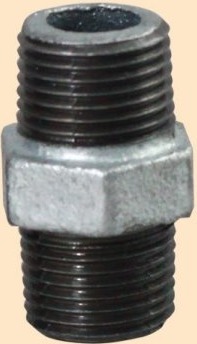 Hydroland Nippel Galvanisert 1" Støpejern