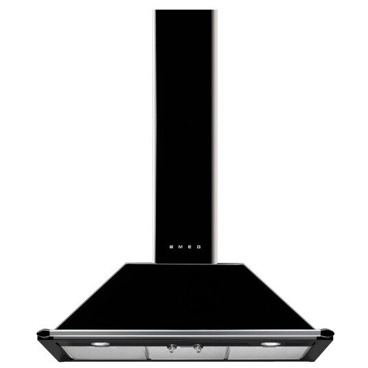 Smeg KT90BLE 90 cm Vegghengt Kjøkkenvifte med Belysning og Intensiv Hastighet Svart Smeg KT90BLE 90 cm Vegghengt Kjøkkenvifte med Belysning og Intensiv Hastighet Svart