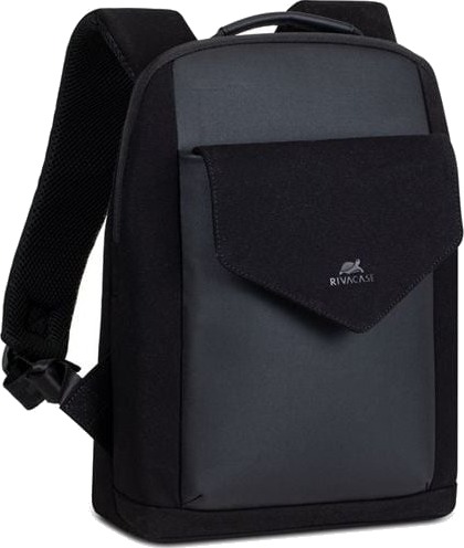Riva Ryggsekk Canvas Urban 13.3" Svart 8521 Riva Ryggsekk Canvas Urban 13.3" Svart 8521