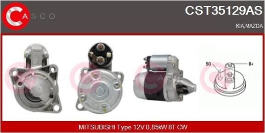 Starter CASCO CST35129AS Starter CASCO CST35129AS