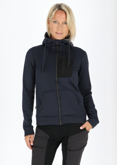 Swedemount Trondheim Stretch Full Zip Hood W Dk. Navy Melange 44 Hoodies Swedemount Trondheim Stretch Full Zip Hood W Dk. Navy Melange 44 Hoodies
