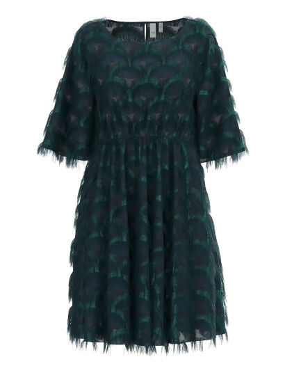 YAS Yaspazilla 3/4 A Line DresShow   Navy   40