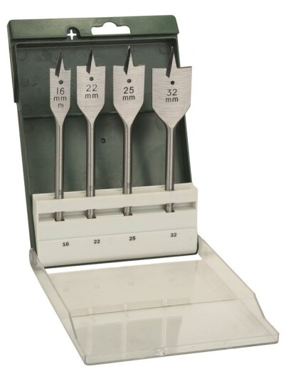 Bosch 4-delers flatfresebor-sett 16,0x160;22,0x160;25,0x160;32,0x165