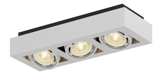 Arcchio LED-takspot Ronka, GU10, 3 lyskilder, hvit