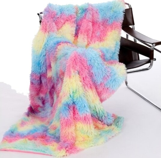Kanguru Rainbow Plaid / Tæppe 130 X 170 Cm Kanguru Rainbow Plaid / Tæppe 130 X 170 Cm