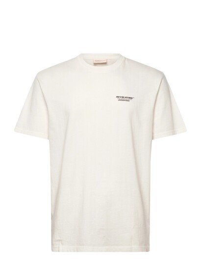 Revolution Printed T Shirt   Cream   M